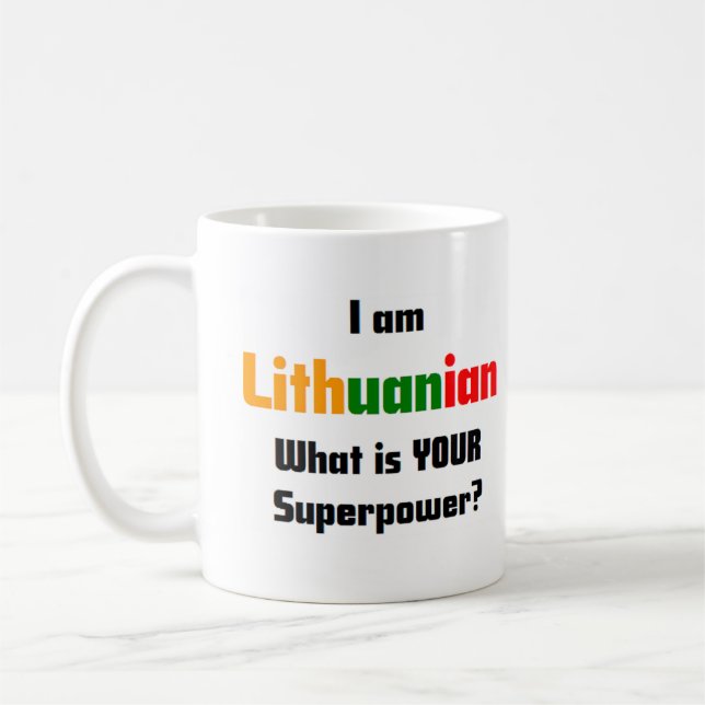 lithuanian coffee mug (Left)