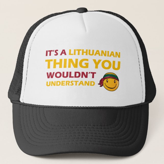 LITHUANIAN design Trucker Hat (Front)
