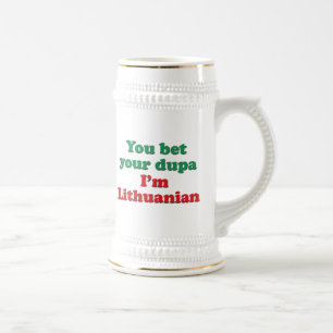 Lithuanian Dupa 2 Beer Stein