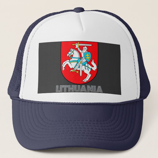 Lithuanian Emblem Trucker Hat (Front)