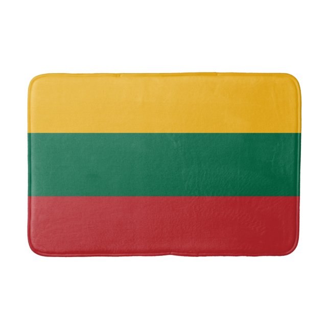 Lithuanian Flag Bath Mat (Front)