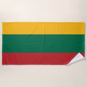 Lithuanian Flag Beach Towel