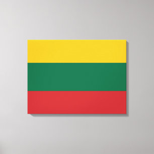 Lithuanian Flag Canvas Print