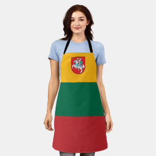 Lithuanian flag-coat arms apron