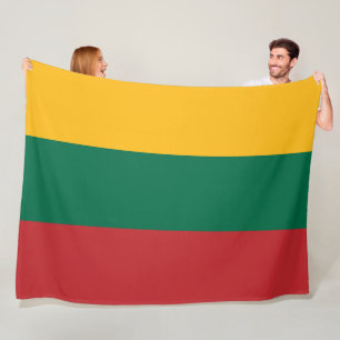 Lithuanian Flag Fleece Blanket