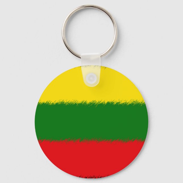 Lithuanian Flag Keychain (Front)