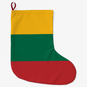 Lithuanian Flag Large Christmas Stocking