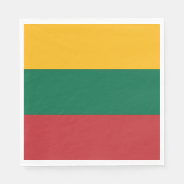 Lithuanian Flag Napkin (Front)