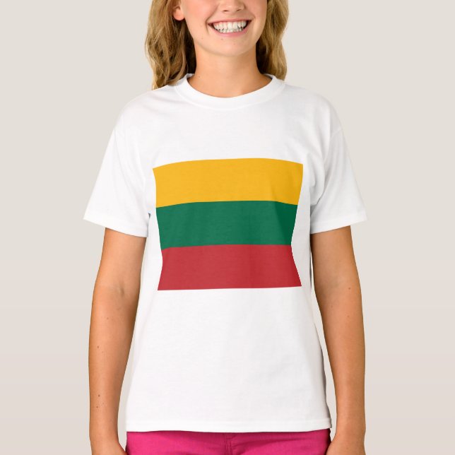 Lithuanian Flag T-Shirt (Front)