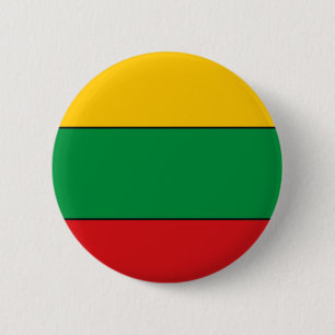 Lithuanian Flag T-shirts and Gifts 2 Inch Round Button