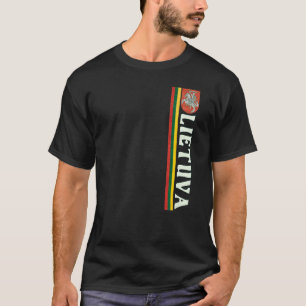 Lithuanian Language Soccer Style Lietuva T-Shirt