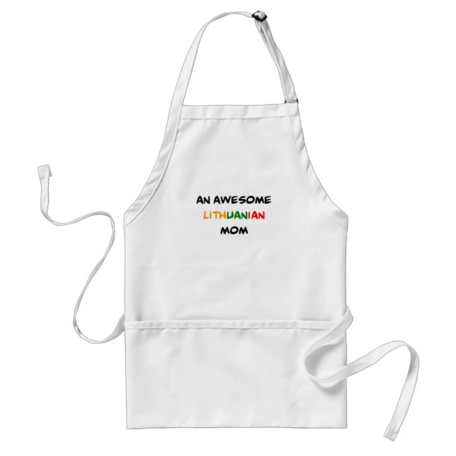 lithuanian mom2, awesome standard apron (Front)