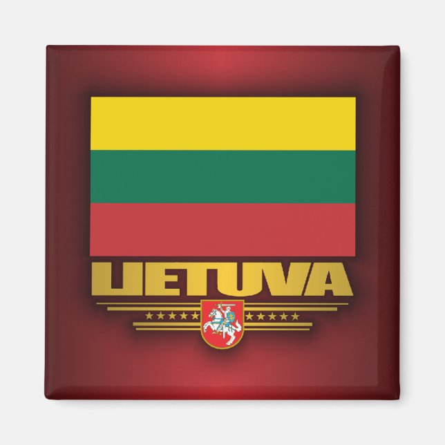 Lithuanian Pride Magnet (Front)