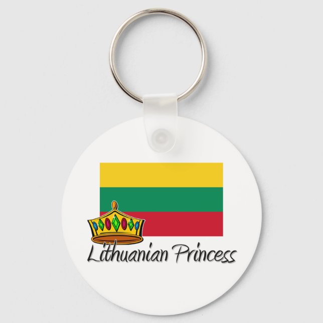 Lithuanian Princess Keychain (Front)