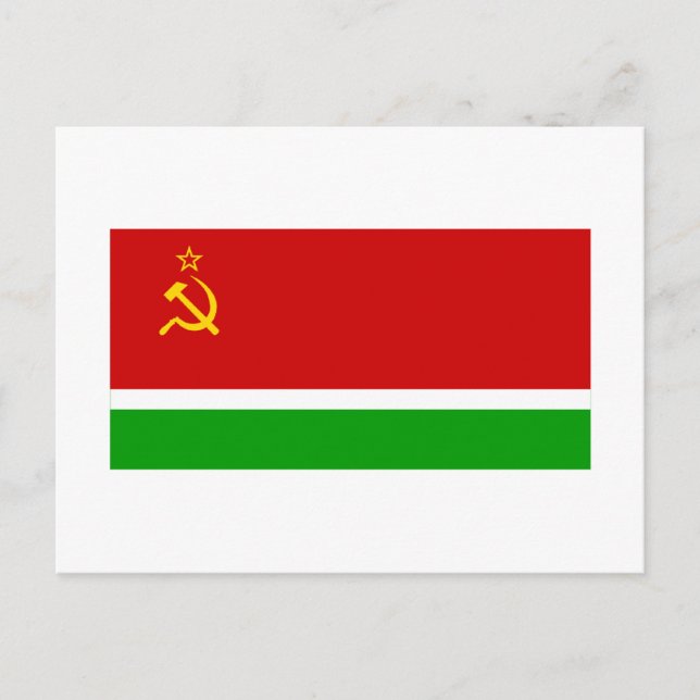 Lithuanian SSR Flag Postcard (Front)