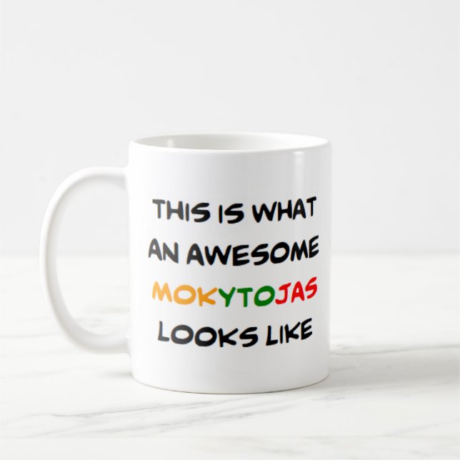 lithuanian teacher mokytojas, awesome coffee mug (Left)