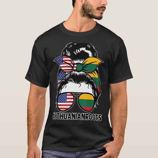 Lithuanianroots Lithuania T-Shirt (Front)