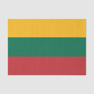 Lithuanie décoration, papier de soie Drapeau Litua