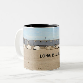 Litle Boats Two-Tone Coffee Mug