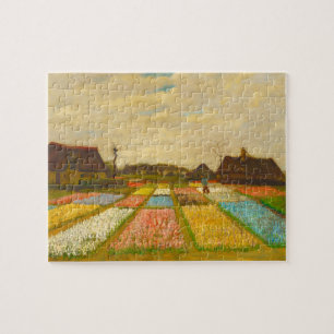 Lits de fleur en Hollande par puzzle de Van Gogh