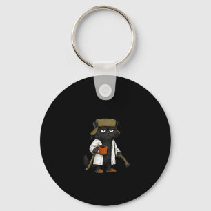 Litter’s Full Cat Parody  Keychain