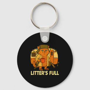 Litter’s Full Cat Parody Shirt Litter’s Full  Keychain