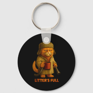 Litter’s Full Cat Parody Tee Keychain