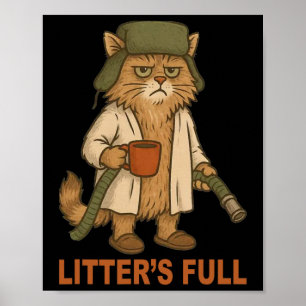 Litter’s Full Funny Cat Lovers Christmas Xmas _1 Poster