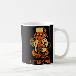 Litter’s Full Funny Cat Lovers Christmas Xmas Coffee Mug