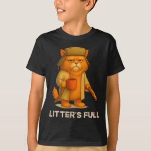 Litter’s Full Funny Cat Parody Lovers Christmas Xm T-Shirt