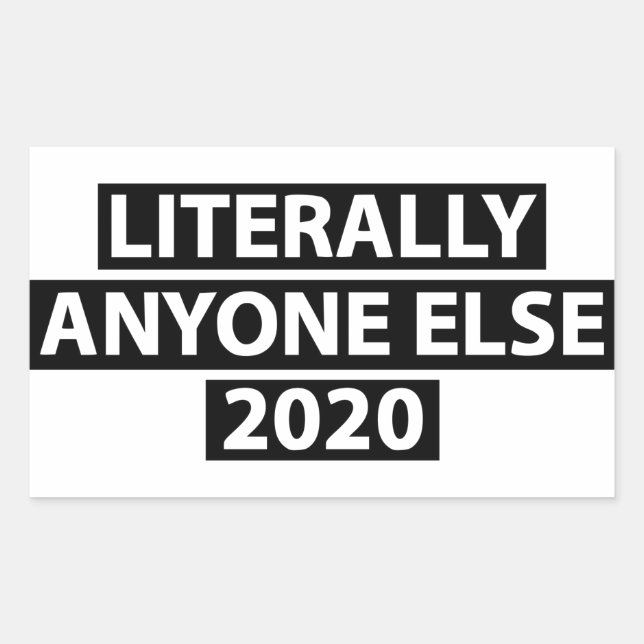 Littéralement N'Importe Qui Autre Sticker 2020 (Devant)