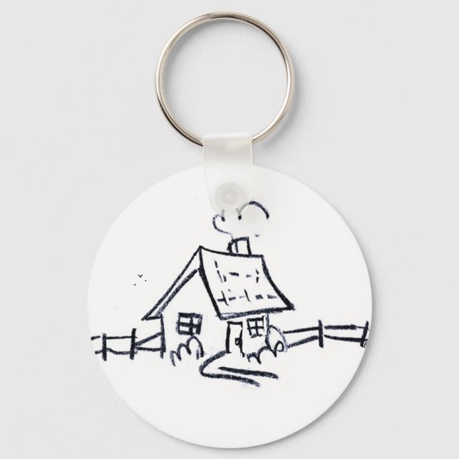 LitteredThe hOrSe Keychain (Front)