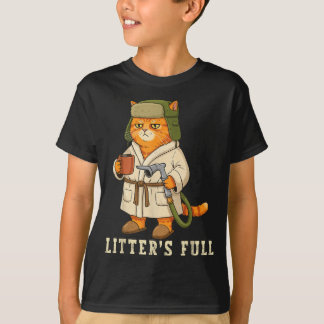 Litters Full Funny Cat Christmas Gpy For Cat T-Shirt