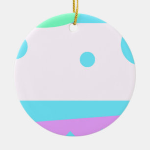 Little Abstract Monster - Ceramic Ornament