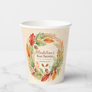 Little Acorn Fall Baby Shower  Paper Cups