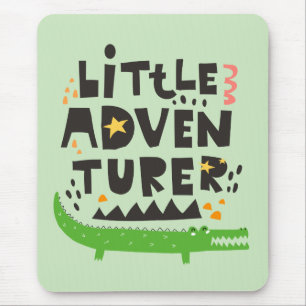 Little Adventurer Alligator Mouse Pad