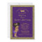 Little Afro Princess Baby Shower Invitation,purple
