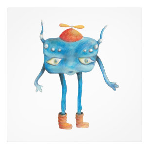 Little Alien Pi  Photo Print