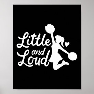 Little And Loud Cheerleader Costume Cheerleading G Poster