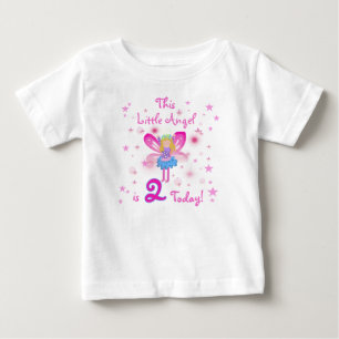 Little Angel 2nd Birthday Baby T-Shirt