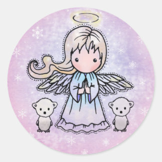 Little Angel and Polar Bears Stickers