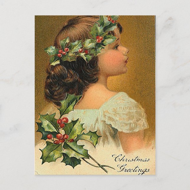 Little Angel -Christmas Greeting card (Front)