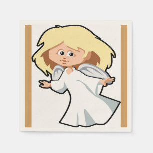 LITTLE ANGEL GIRL NAPKIN