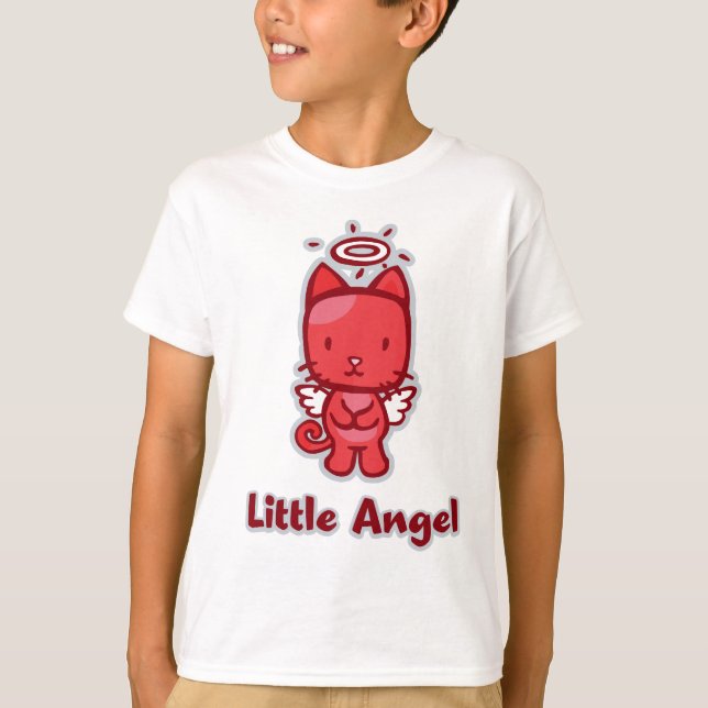 "Little Angel...Little Devil" Girl's Tee (Front)