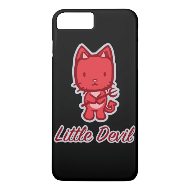 Little Angel...Little Devil Kitty Cat Cartoon Case-Mate iPhone Case (Back)