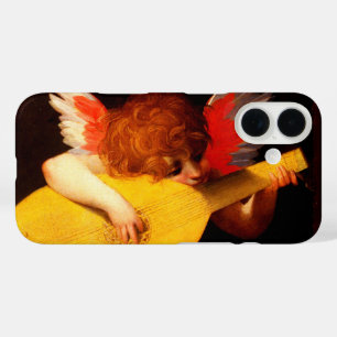 LITTLE ANGEL PLAYING LUTE Music Making Cherub iPhone 16 Case