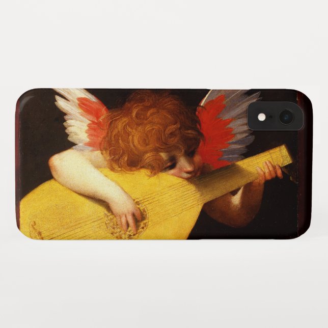LITTLE ANGEL PLAYING LUTE Music Making Cherub Case-Mate iPhone Case (Back (Horizontal))