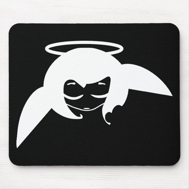 little angel white mouse pad (Front)