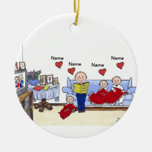 Little Angels - 3, with Male Ceramic Ornament