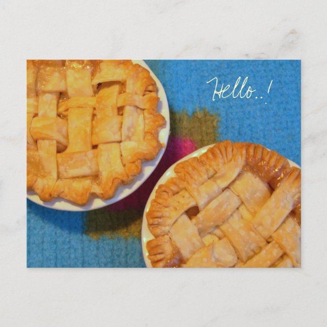 Little Apple Pies Blank Postcard (Front)